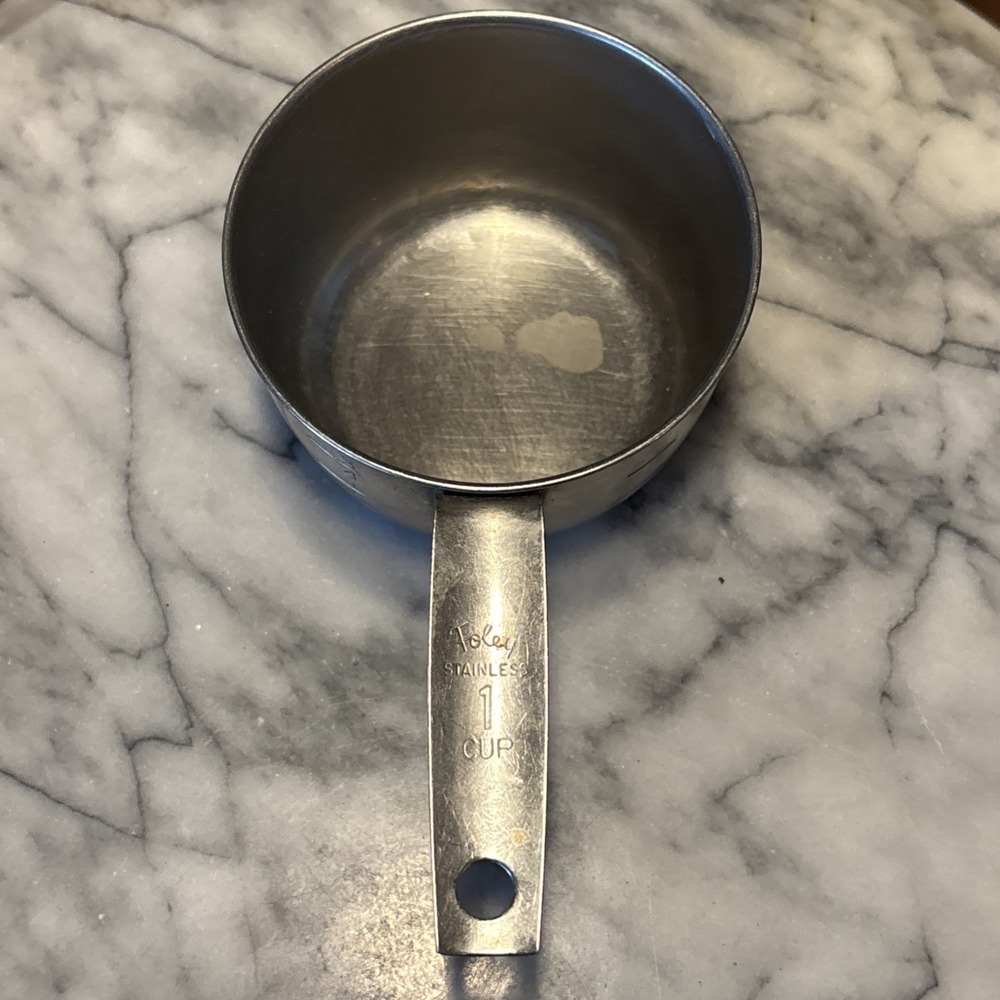 VTG Foley 1‎ Cup Stainless Steel Replacement Measuring Cup Script Logo